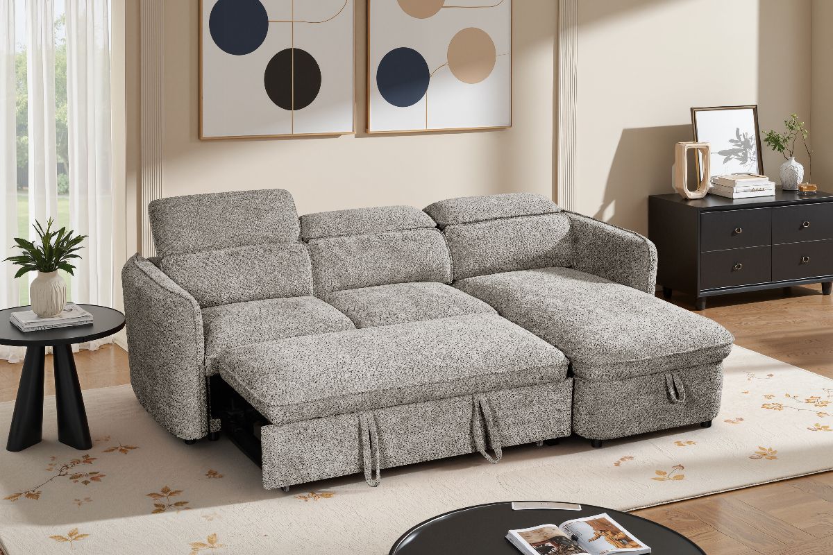 Capri Sofabed Grey Universal Corner