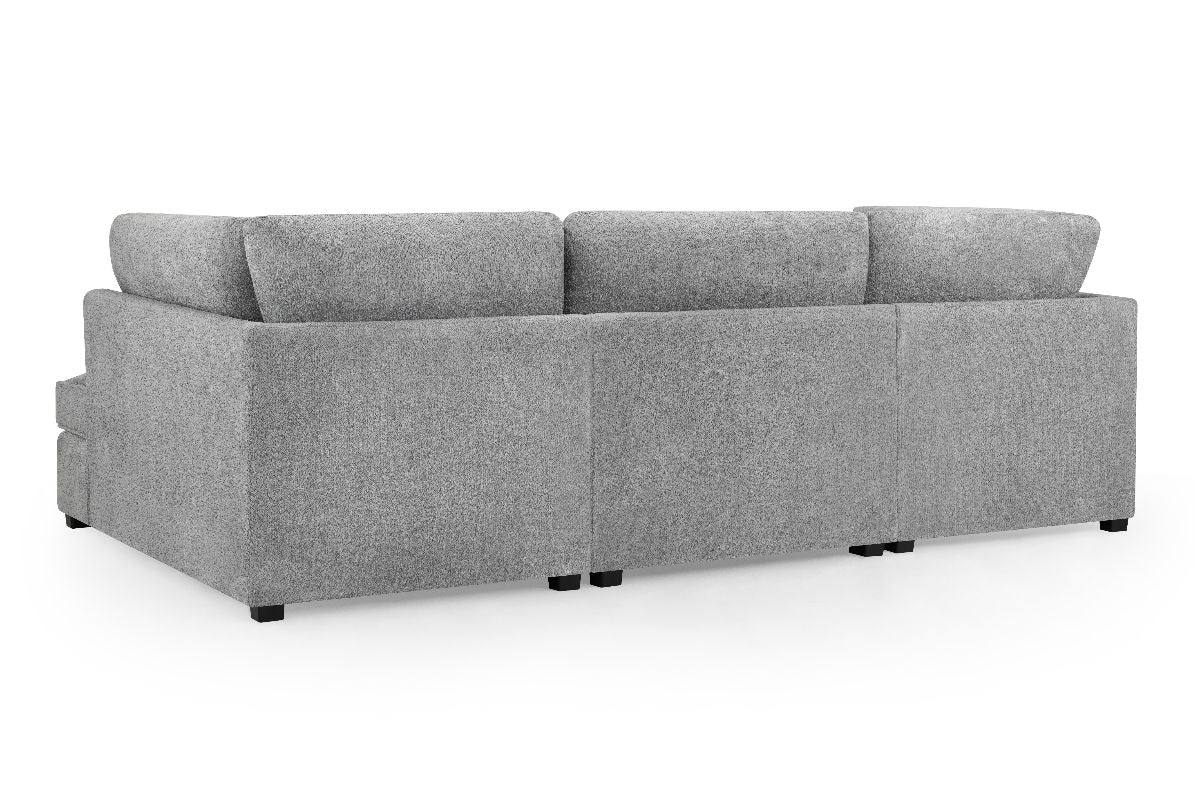 Carnaby Sofa Boucle Grey U Shape Corner