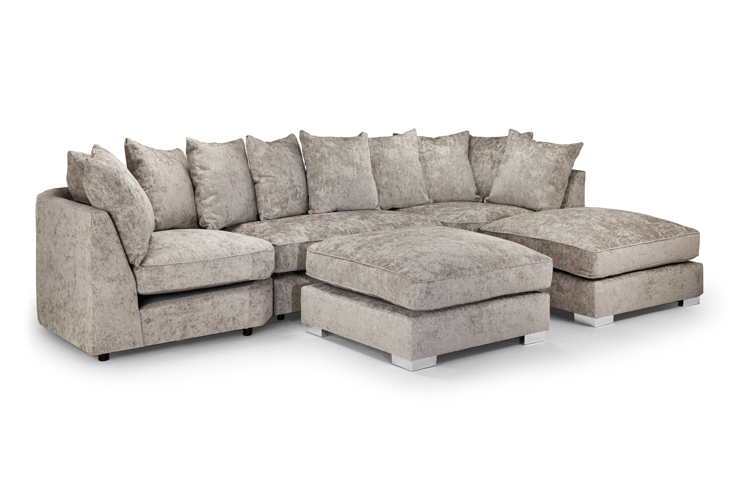 Bishop Scatterback Sofa Truffle U Shape Corner