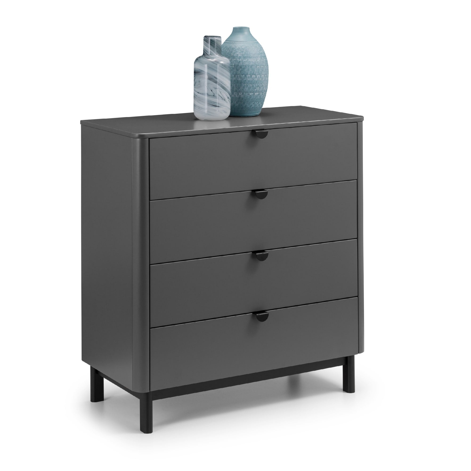 Chloe Storm Grey 4 Drawer Chest