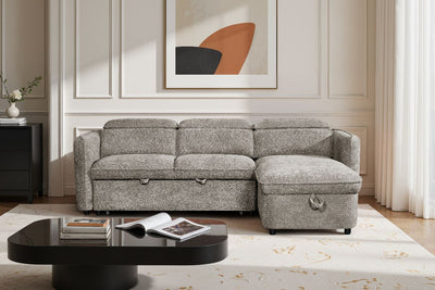 Capri Sofabed Grey Universal Corner
