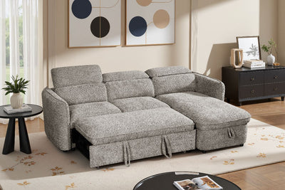 Capri Sofabed Grey Universal Corner