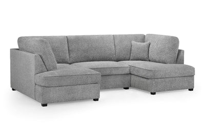 Carnaby Sofa Boucle Grey U Shape Corner