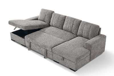 Como Sofabed Grey U Shape Corner