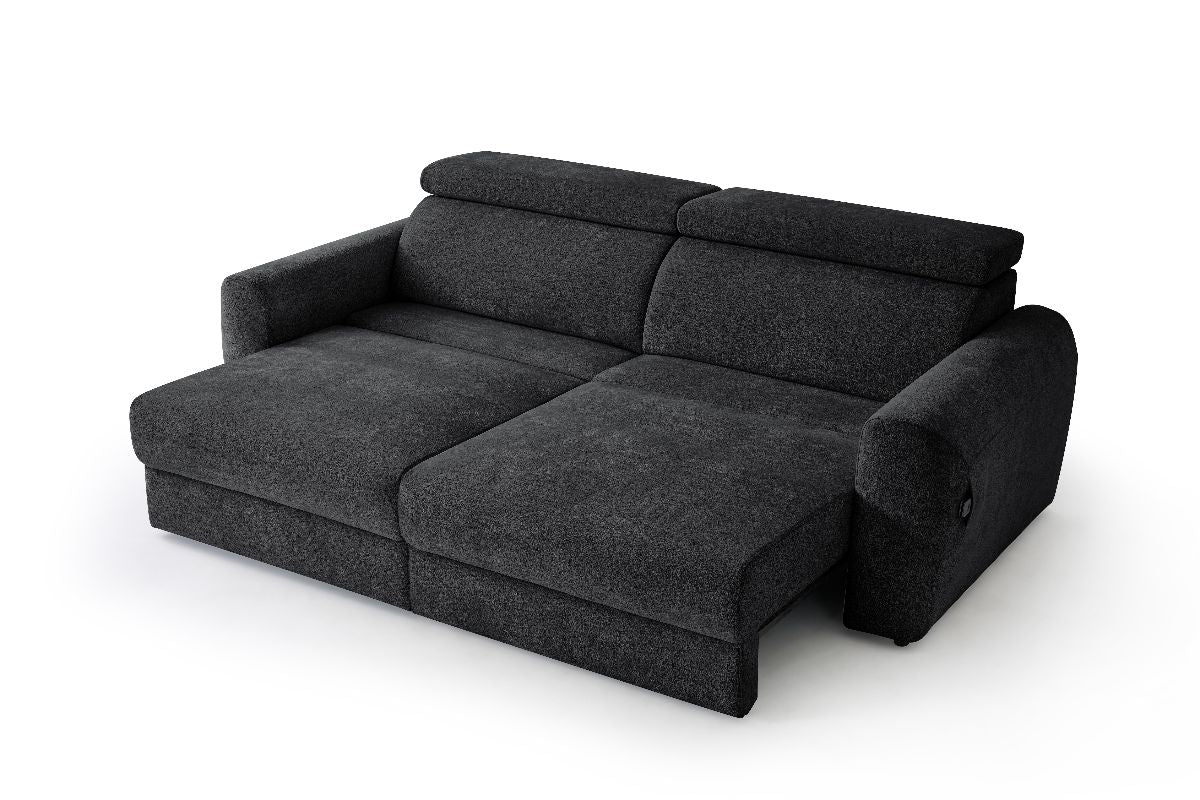 Dakota Electric Sofabed Black 3 Seater