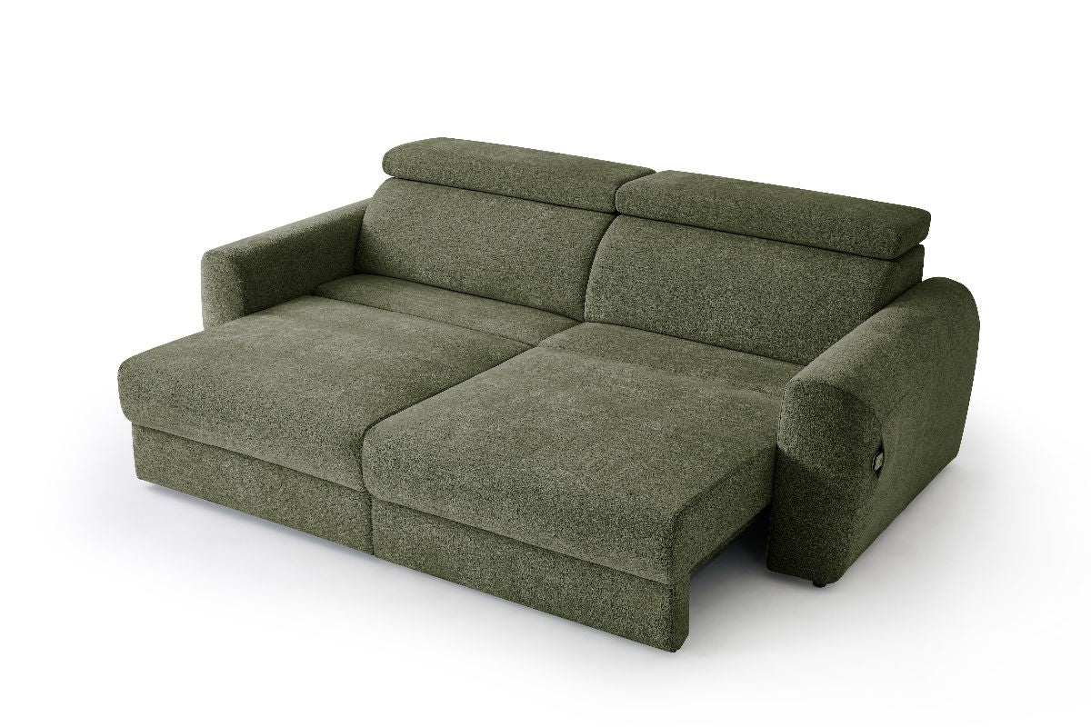 Dakota Electric Sofabed Green 3 Seater