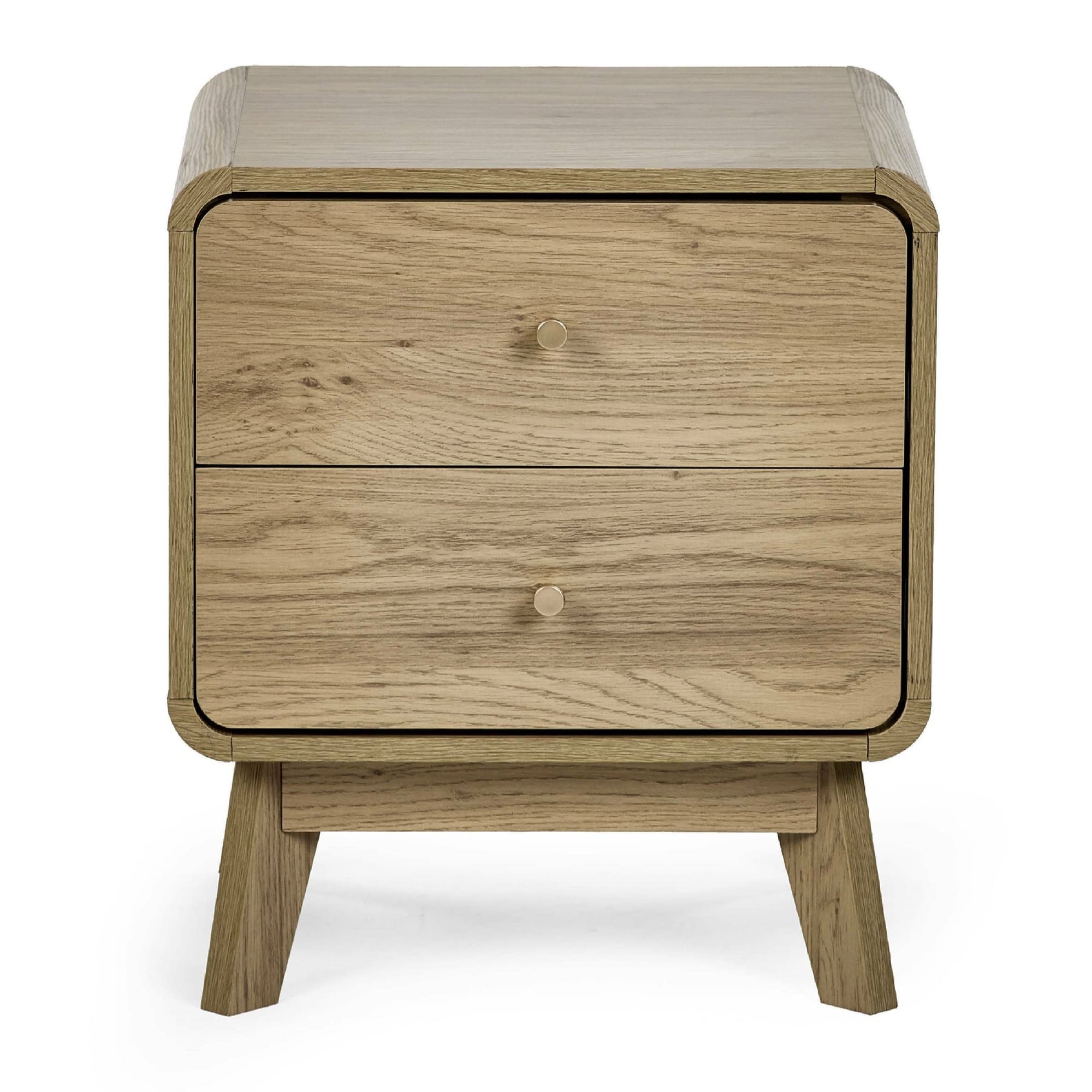 Ingrid 2 Drawer Bedside Oak