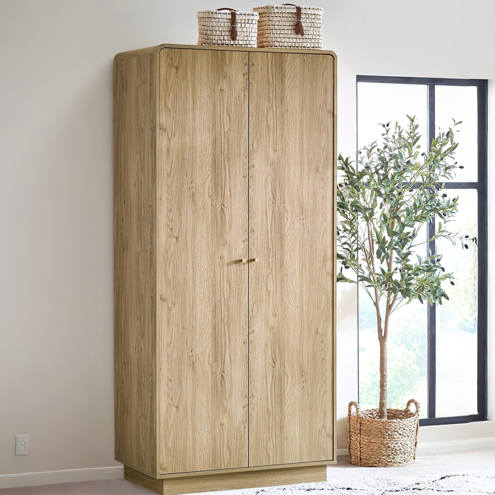 Ingrid 2 Door Wardrobe Oak