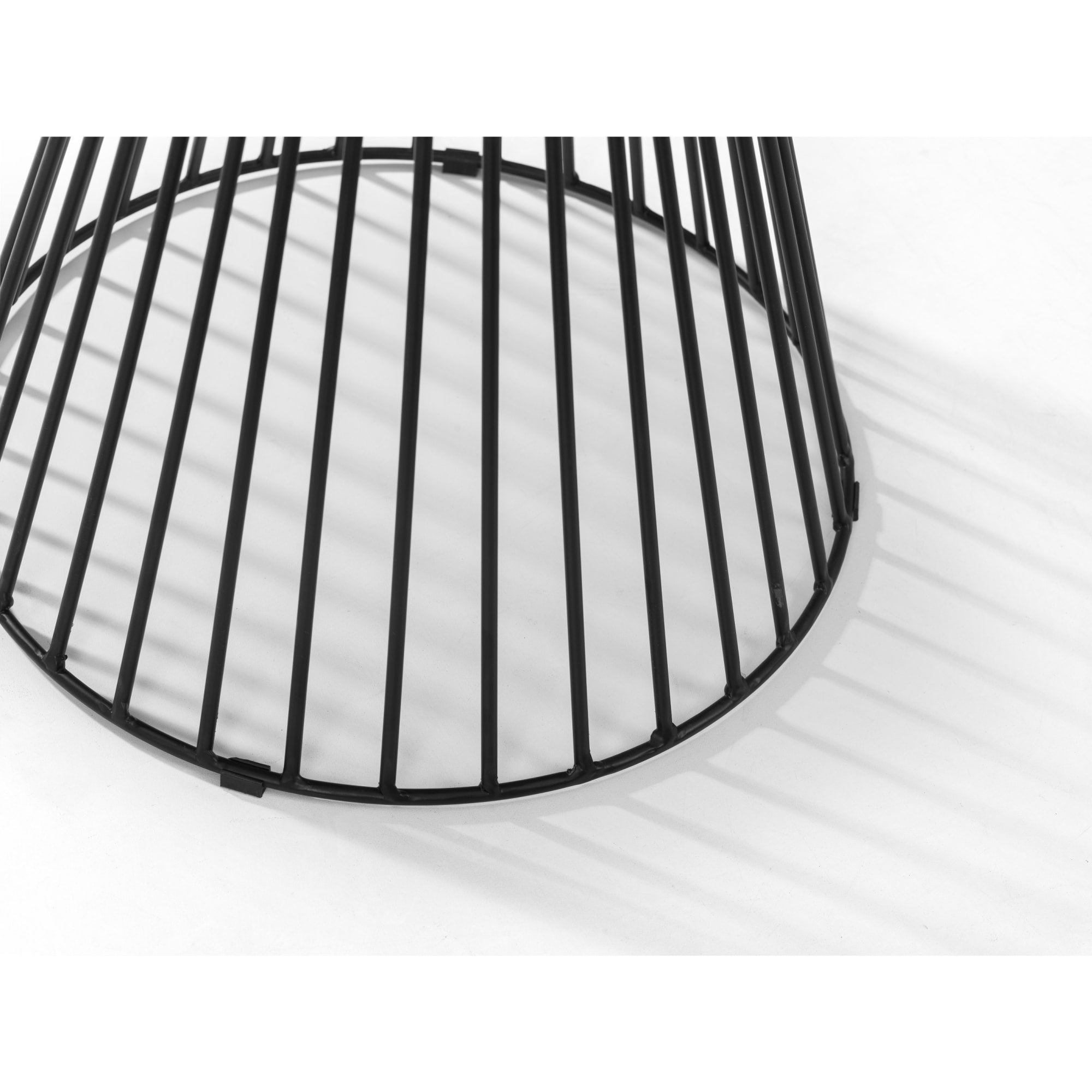 Jersey Round Wire Lamp Table - Euro Oak