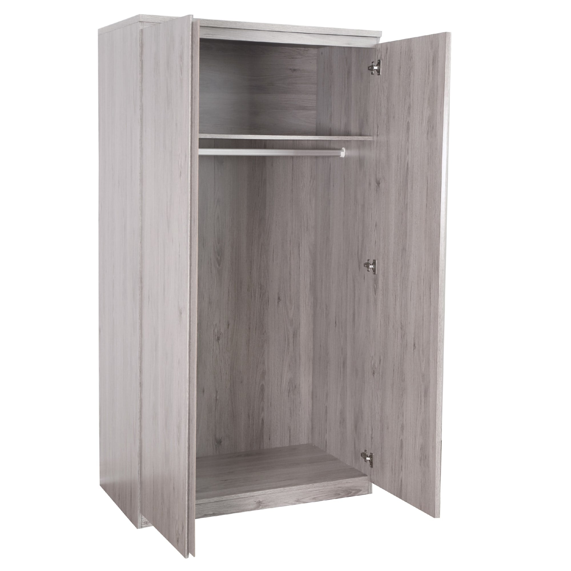 Jupiter 2 Door Wardrobe - Grey Oak