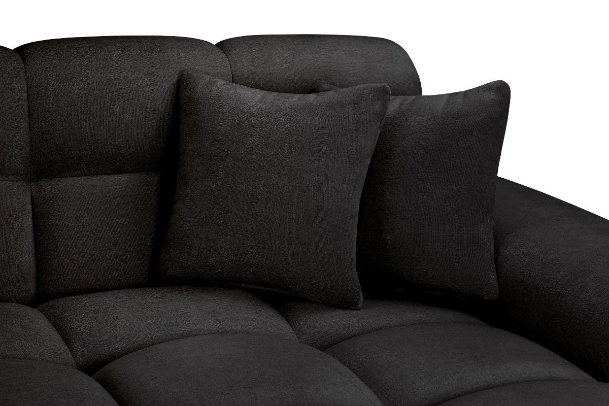 Jacob Sofa Black 4 Seater