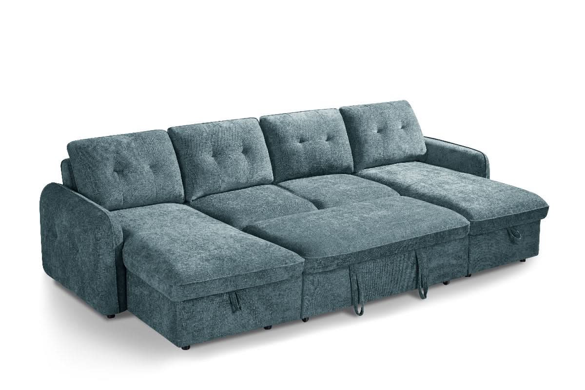 Moscow Sofabed Blue U Shape Corner