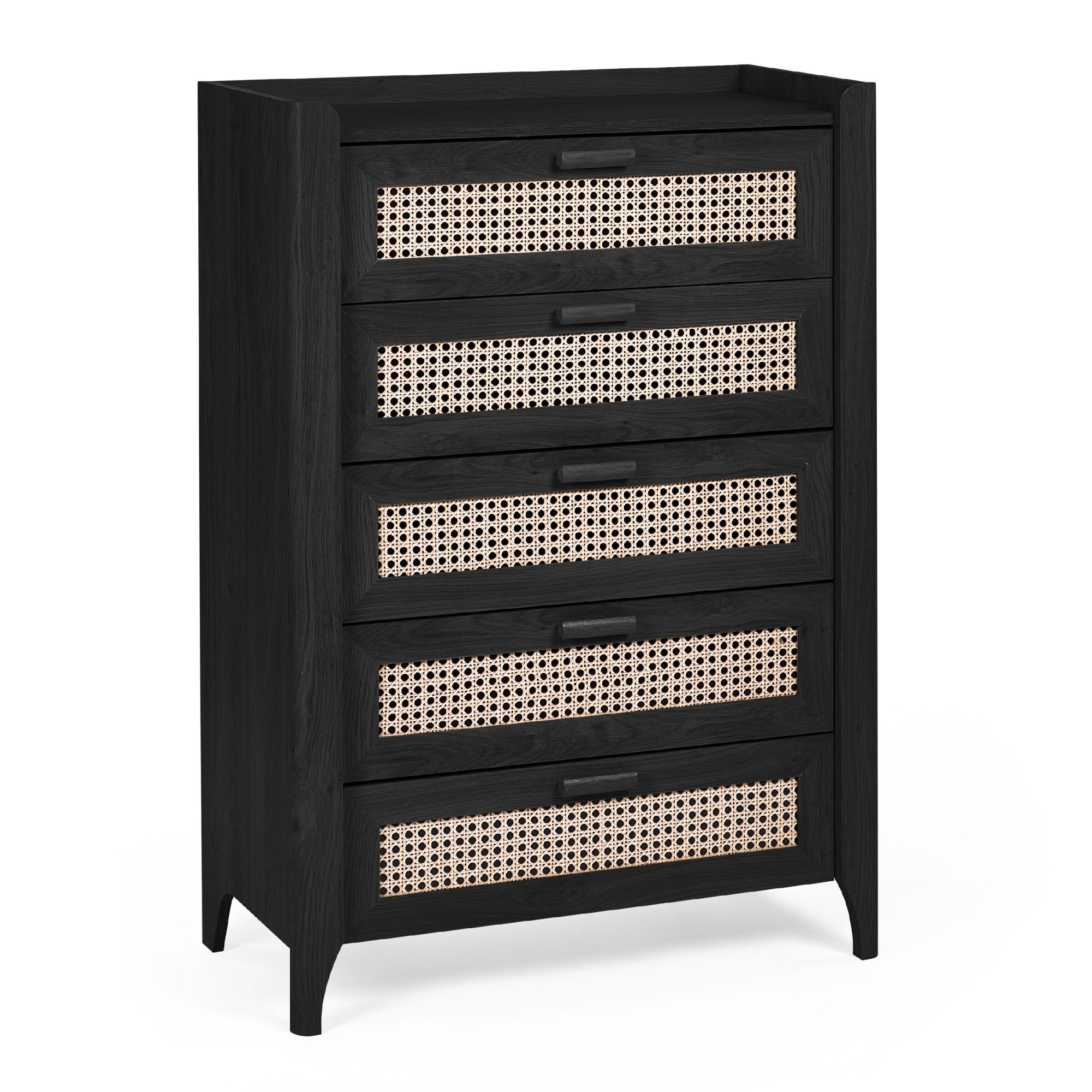 Sydney 5 Drawer Chest - Black Ash