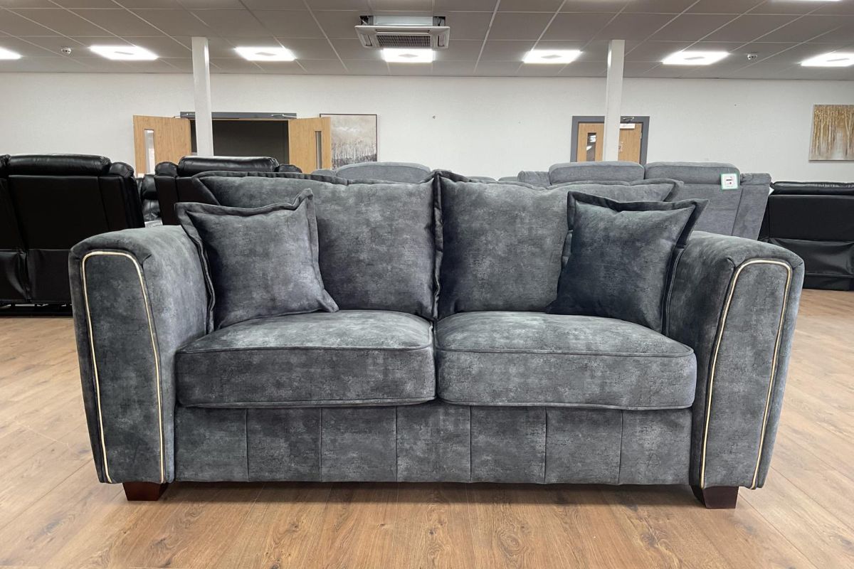 Serena Sofa Black 2 Seater