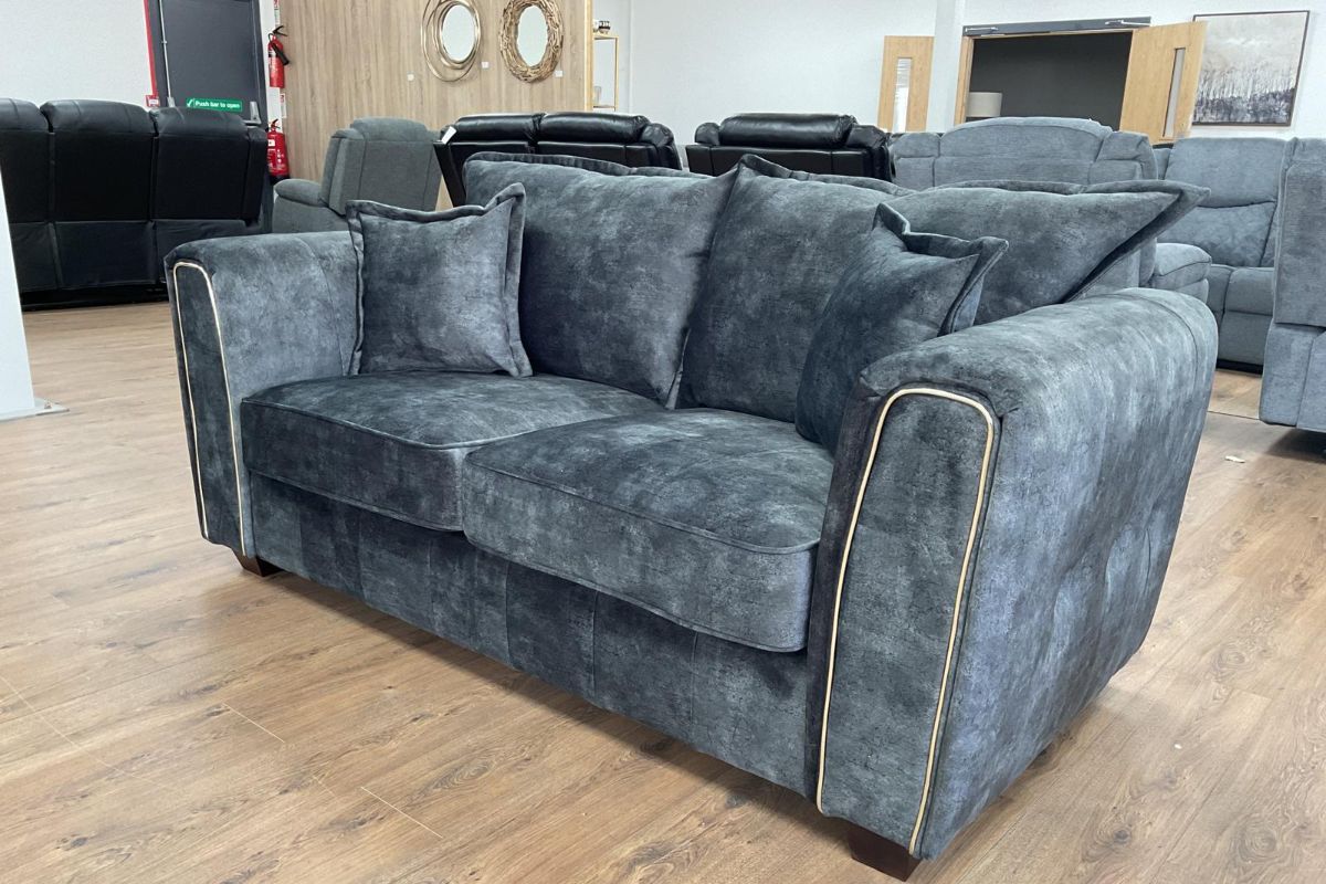 Serena Sofa Black 2 Seater